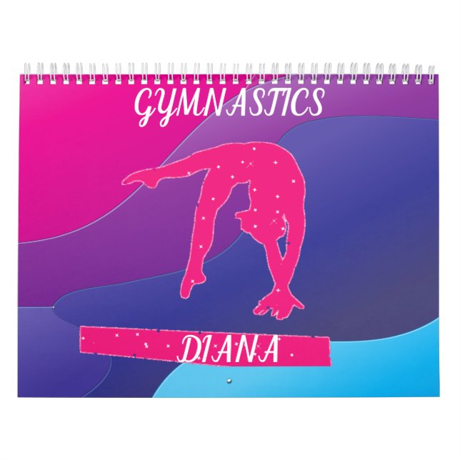 GIMNASTICS COLORIDO CALENDARIO PERSONALIZADO 2022. (Tapa)