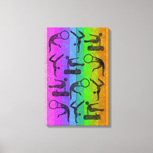 GIMNASTICS Impresión de lienzo envuelto