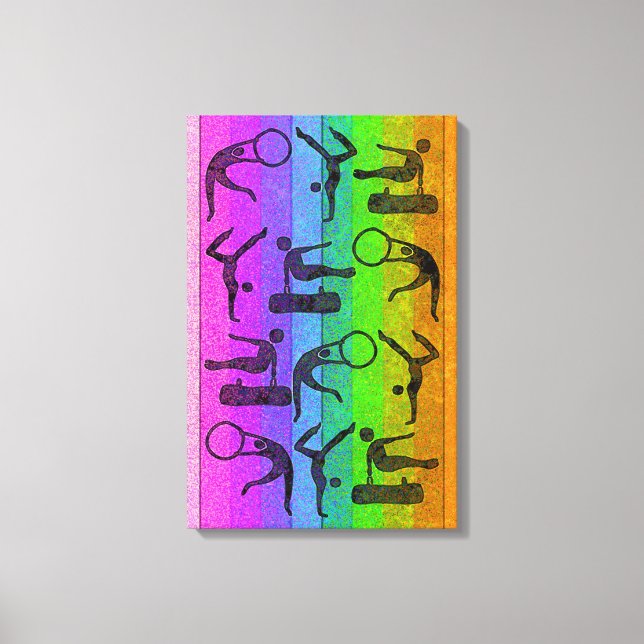 GIMNASTICS Impresión de lienzo envuelto (Anverso)