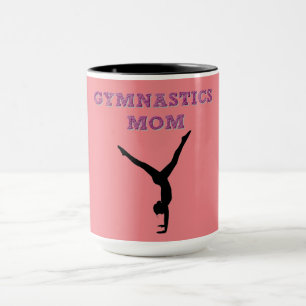 GIMNASTICS MOM taza de café.