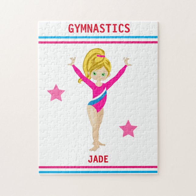  GIMNASTICS PUZZLE PARA CHICAS PERSONALIZADOS (Vertical)
