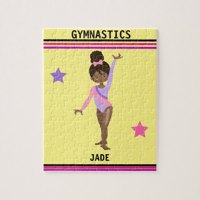 GIMNASTICS PUZZLE PARA CHICAS PERSONALIZADOS (Vertical)