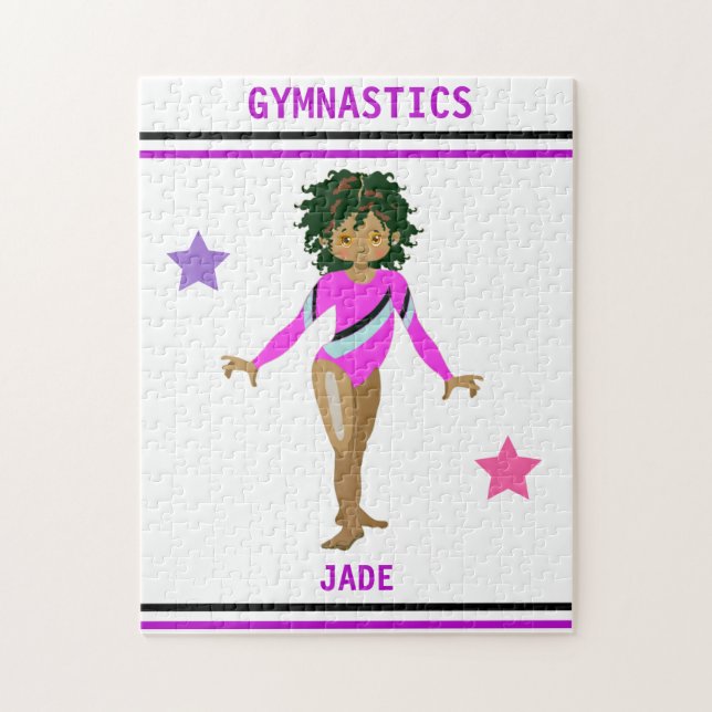 GIMNASTICS PUZZLE PARA CHICAS PERSONALIZADOS (Vertical)