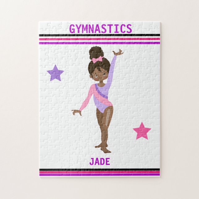 GIMNASTICS PUZZLE PARA CHICAS PERSONALIZADOS (Vertical)