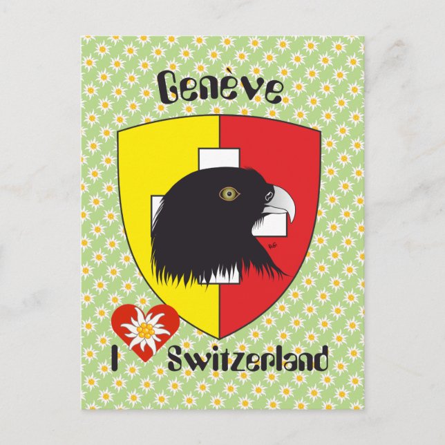 Ginebra - Genève Suiza tarjeta postal (Anverso)