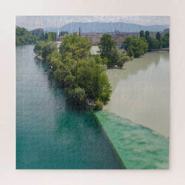 Ginebra Viaduc La Jonction Jigsaw Puzzle (Vertical)
