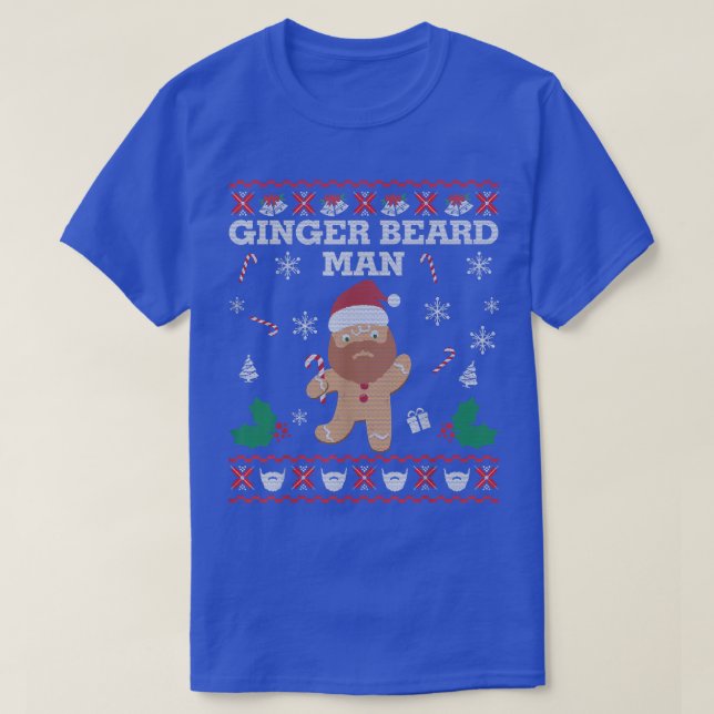 Ginger Beard Man Funny Ugly Christmas Sweater Gift (Diseño del anverso)