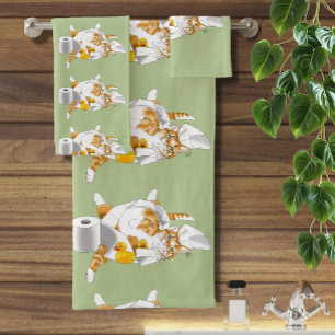 Ginger Naranja Cat Funny Toilet Paper