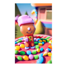 Gingerbread Boy Makes Good - Arte de Ken Gage