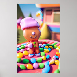 Gingerbread Boy Makes Good - Arte de Ken Gage