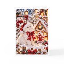 Gingerbread de Navidad Personalizado Gato Persa Ho