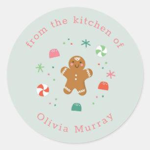Gingerbread desea pegatina