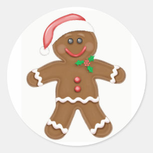 Gingerbread Man Pegatina