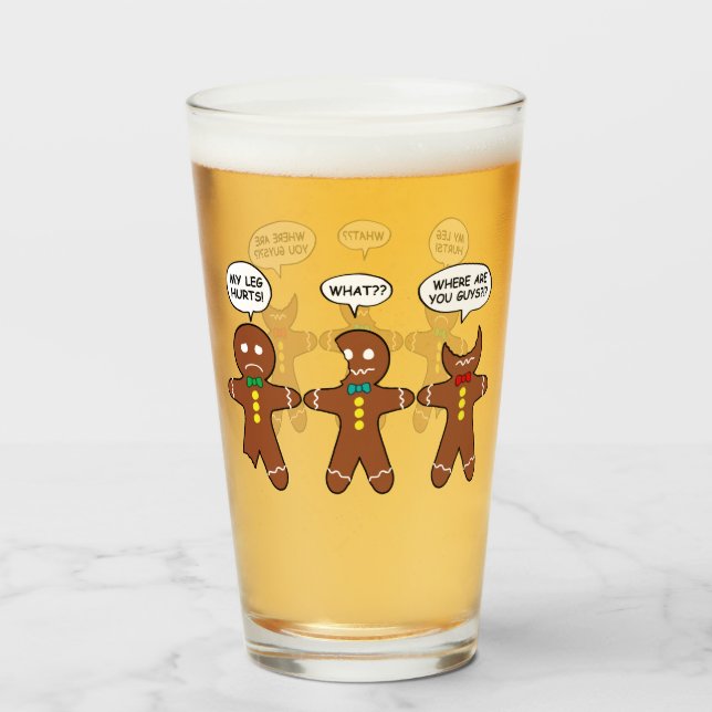 Gingerbread My Leg Hurta Humor Beer (Anverso (lleno))