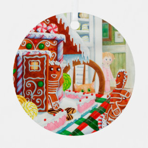 GINGERBREAD SORPRESA Ornamento Metalizado de Círcu