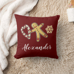 Gingerbreadman Love Cojín decorativo