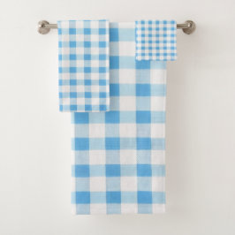 Gingham Azul Bebé