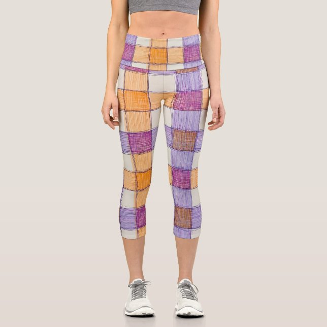 Gingham Capri leggings (Anverso)