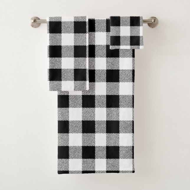 Gingham Check Black (In situ)