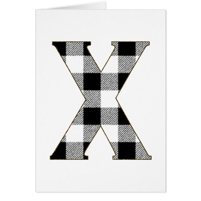 Gingham Check X (Frente)