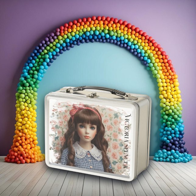 Gingham Chica Whimsical Vintage (Subido por el creador)
