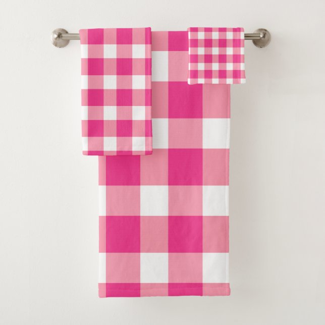 Gingham Pink Design (In situ)