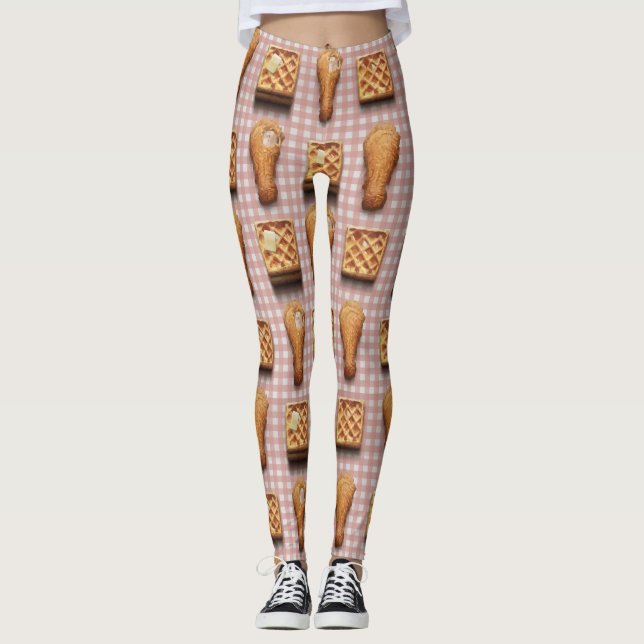 gingham pollo waffles leggings (Anverso)