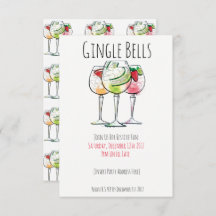 GINgle Bells| Invitaciones de los Navidades