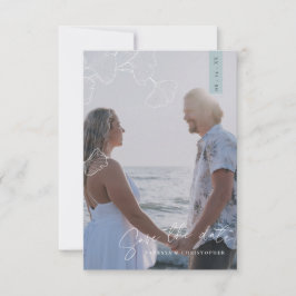 Ginkgo Biloba Whimsical Flat Guardar La Tarjeta De