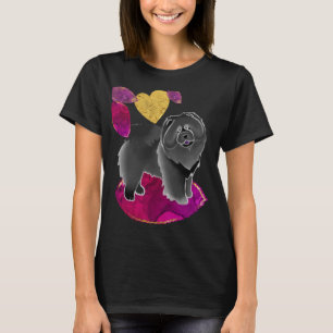 GINKGO el perro chino negro - el camisetas negro,