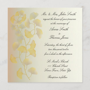 Ginkgo sale en invitación al otoño