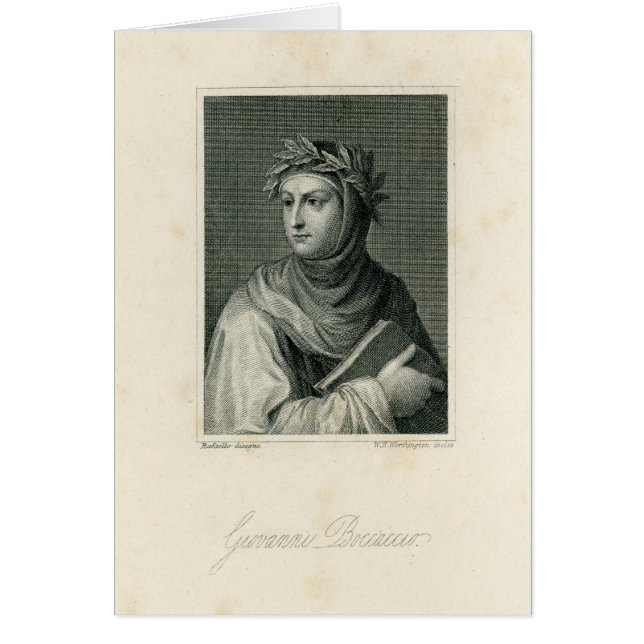 Giovanni Boccaccio (Frente)