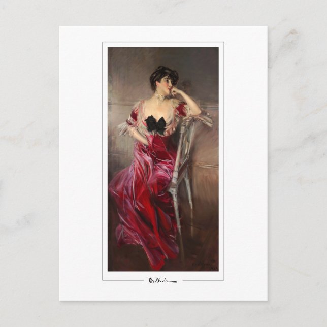 Giovanni Boldini #113 - Tarjeta postal de arte (Anverso)