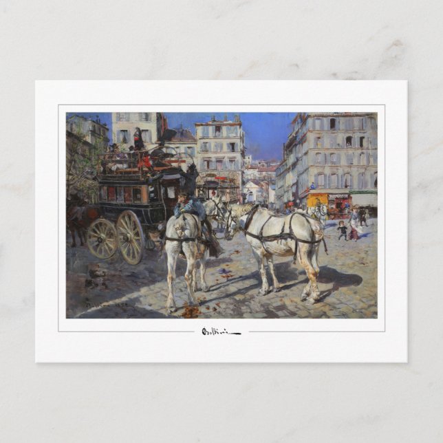 Giovanni Boldini #161 - Postal Bella Artes (Anverso)