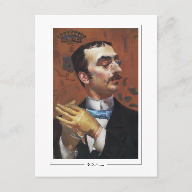 Giovanni Boldini #201 - Tarjeta postal de arte fin (Anverso)