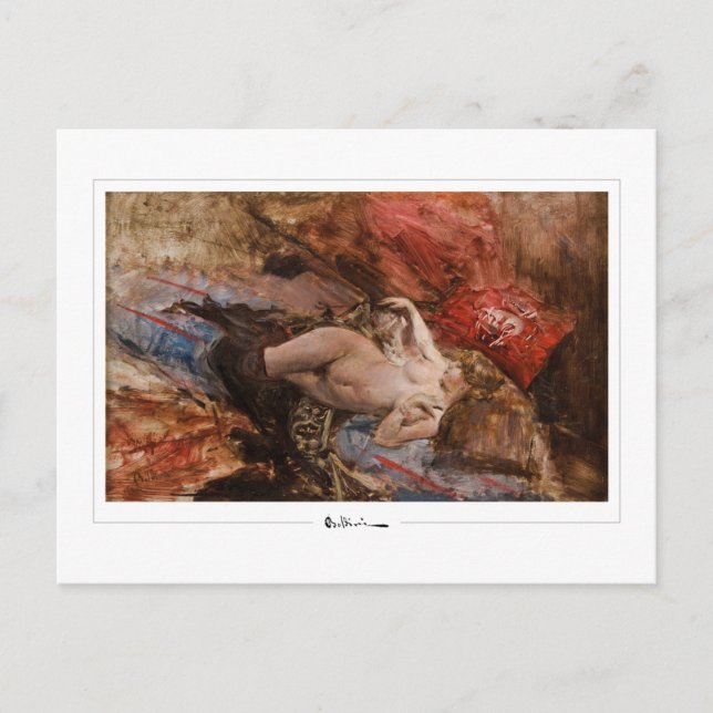 Giovanni Boldini #204 - Tarjeta postal de arte fin (Anverso)