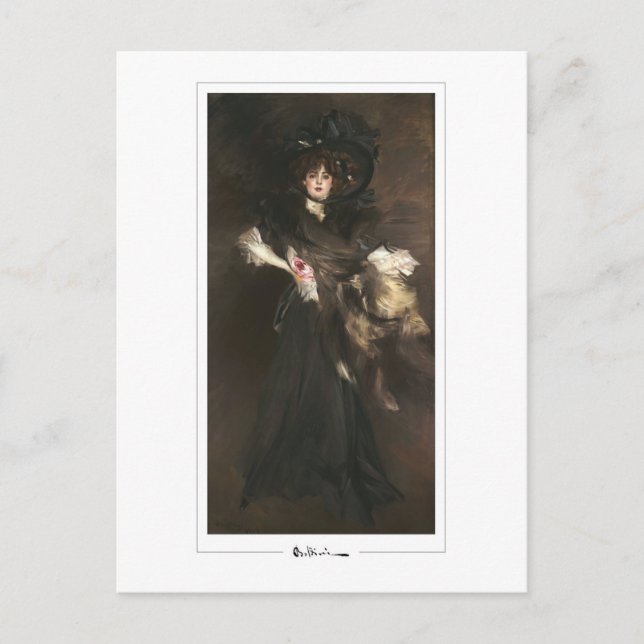 Giovanni Boldini #207 - Tarjeta postal de arte fin (Anverso)