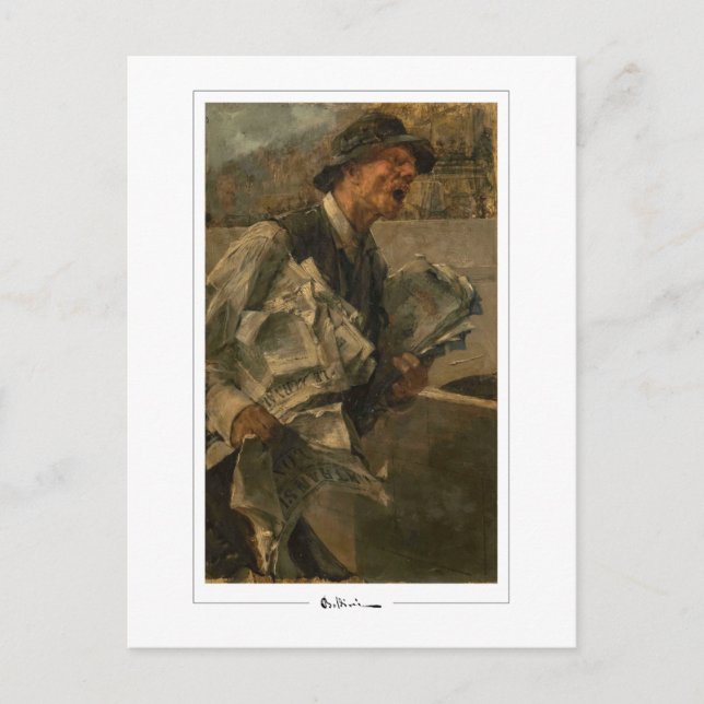 Giovanni Boldini #211 - Tarjeta postal de arte fin (Anverso)
