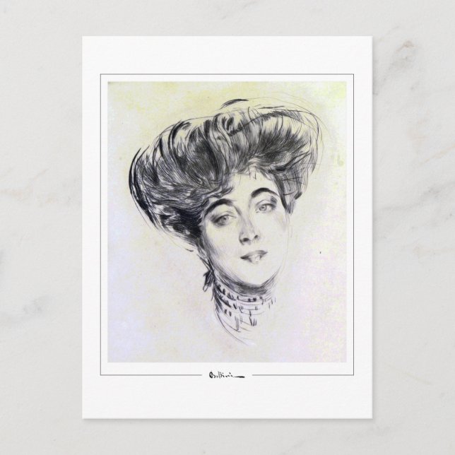 Giovanni Boldini #224 - Tarjeta postal de arte fin (Anverso)