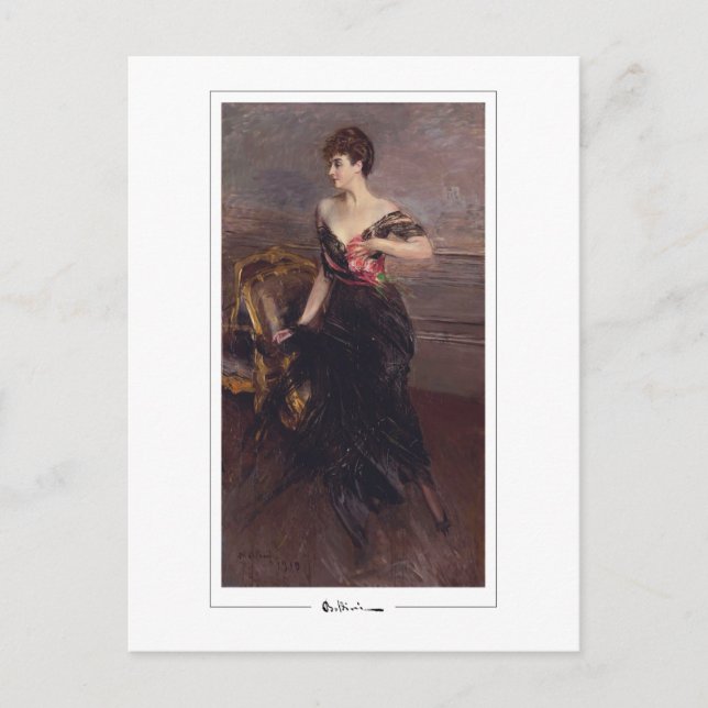 Giovanni Boldini #262 - Tarjeta postal de arte fin (Anverso)