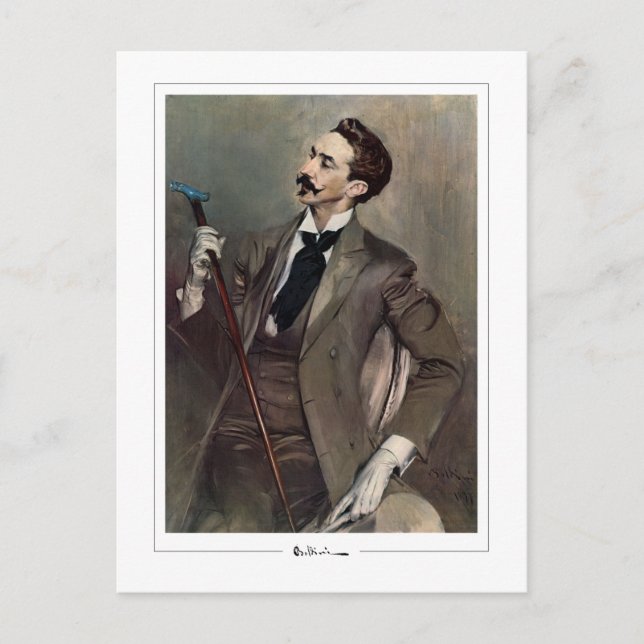 Giovanni Boldini #278 - Postal Bella Artes (Anverso)