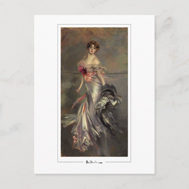 Giovanni Boldini #314 - Tarjeta postal de arte fin (Anverso)