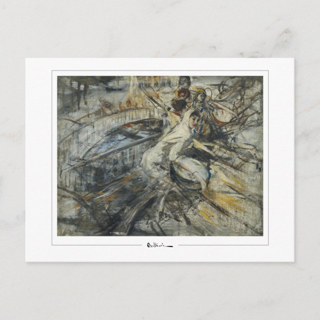 Giovanni Boldini #362 - Postal Bella Artes (Anverso)