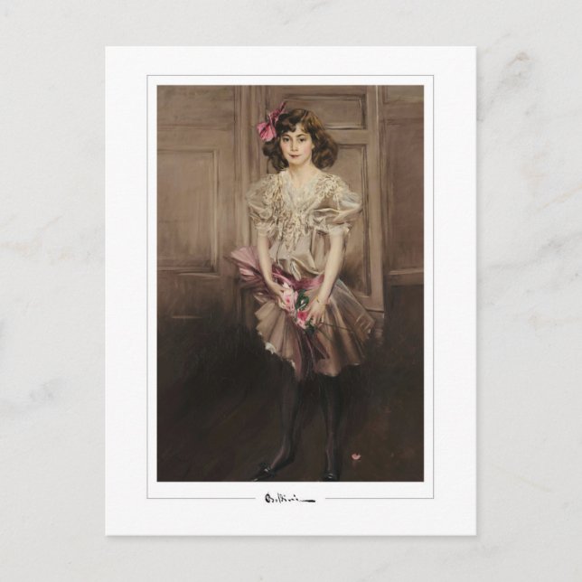 Giovanni Boldini #370 - Postal Bella Artes (Anverso)