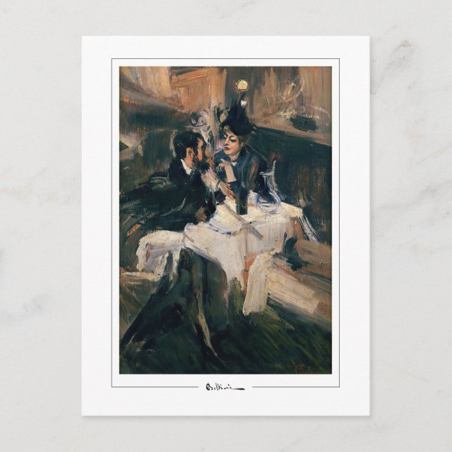 Giovanni Boldini #371 - Postal Bella Artes (Anverso)
