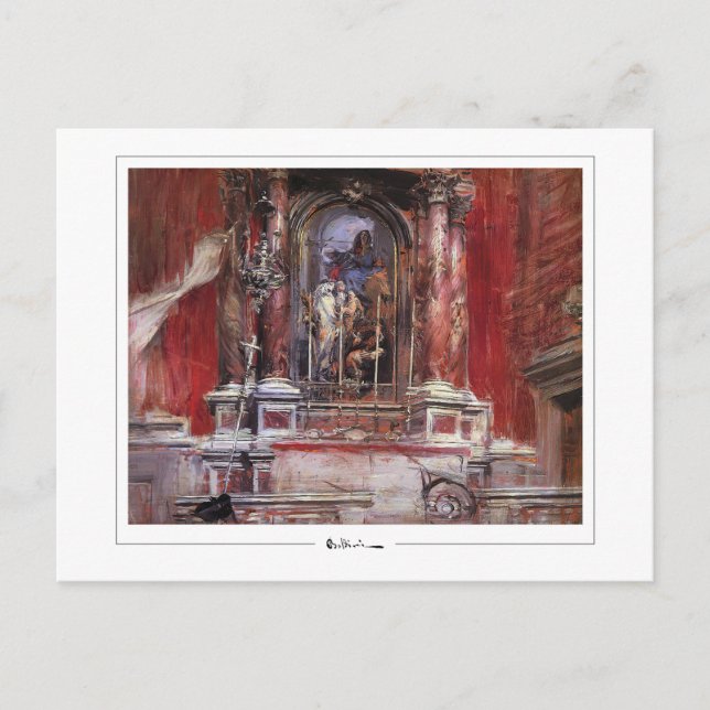 Giovanni Boldini #381 - Postal Bella Artes (Anverso)