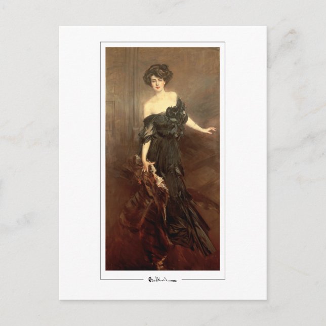 Giovanni Boldini #39 - Tarjeta postal de arte (Anverso)