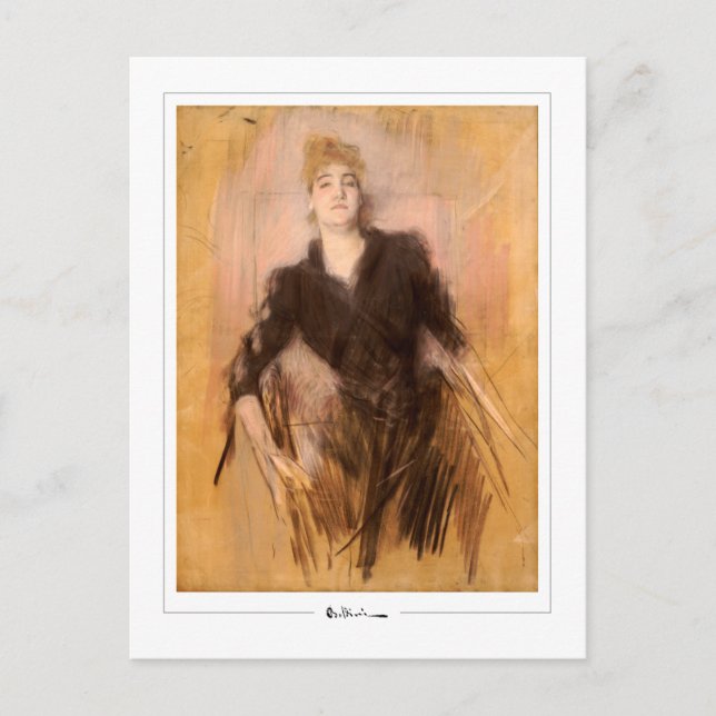 Giovanni Boldini #400 - Tarjeta postal de arte fin (Anverso)