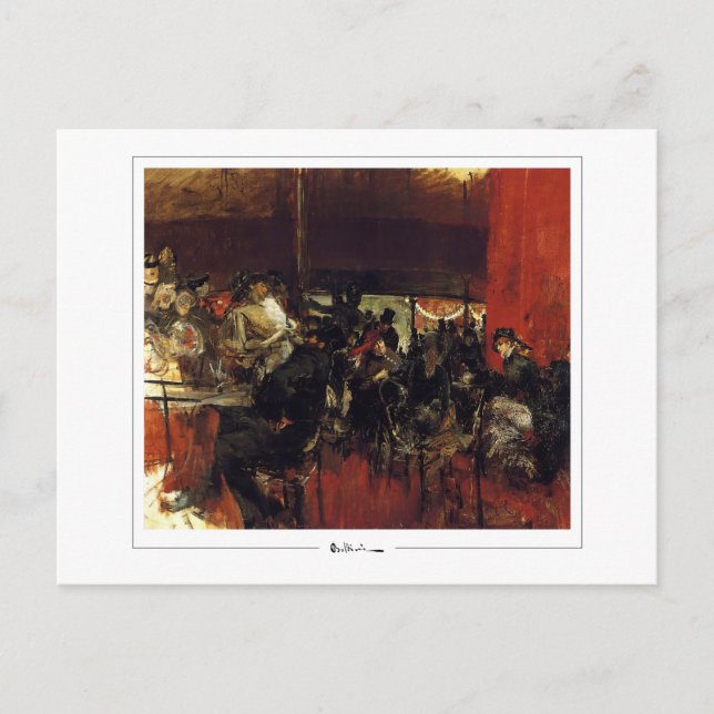 Giovanni Boldini #403 - Tarjeta postal de arte fin (Anverso)
