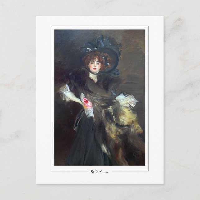Giovanni Boldini #405 - Postal Bella Artes (Anverso)